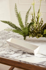White Edison Trough
