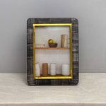 4x6 Black Fish Horn Photo Frame