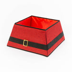 Fabric Square Santa Belt Tree Skirt