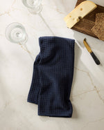 Geometry Truffle Hand Towel - Sapphire