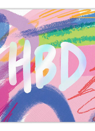 5" Happy Birthday Paper Napkins