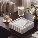 White Marble Napkin Box