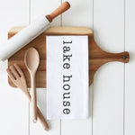 Lake House Tea Towel - Natural