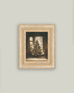 7x9 Glowing Christmas Tree Framed Art