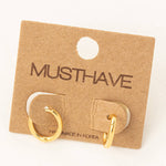 Mini Huggie Earrings - Gold