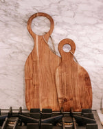 Abstract Acacia Wood Cutting Board