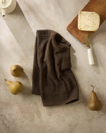 Geometry Truffle Hand Towel - Espresso