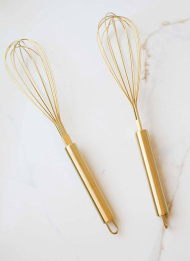 Gold Stainless Steel Whisk