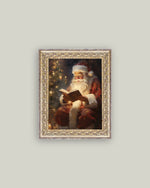 12x16 Classic Santa Framed Art