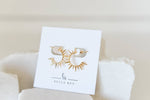 Mikel 18k Gold Starburst Earrings