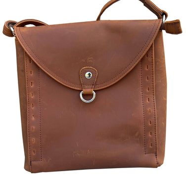 Vintage Leather Crossbody with Adjustable Strap
