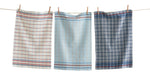 American Check Dishtowel S/3