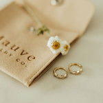 Alice Diamond Gold Hoops