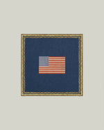 6x6 Gingham Flag Framed Art
