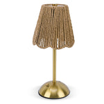 Scalloped Woven String Lamp