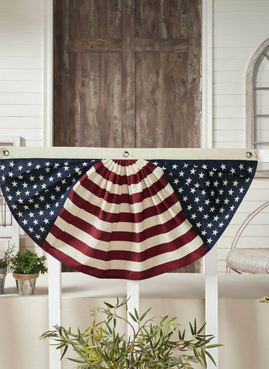 My Country Stars & Stripes Bunting 18x36"