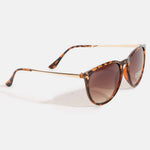 Round Frame Sunglasses with Metal Arms