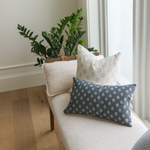 12x20 Vintage Blue Pillow Cover