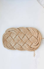 Oval Jute Braided Trivet