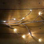 5' LED Twig Light Garland- White