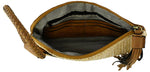 Cheyenne Straw Wristlet With Tassel - Tan