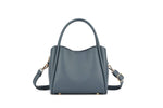 Clara 3 Compartment Satchel/Crossbody Bag - Blue Jean
