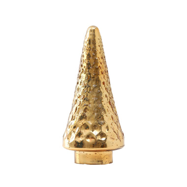 12" Golden Glass Tree