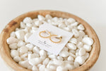 Vivi 18k Gold Beaded Hoop Earrings