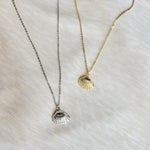 Scallop Seashell Gold Necklace