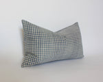 18x18 Blue Gingham Pillow Cover