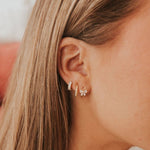 Ivy Diamond Gold Hoops