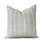20x20 Addison Linen Stripe Pillow Cover