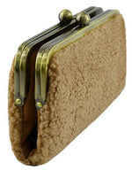 Sherpa Kiss Lock Clutch - Camel