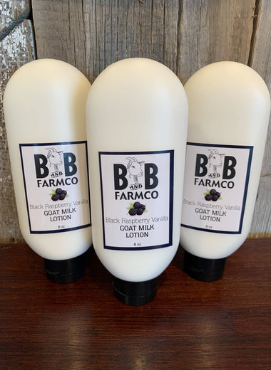 Black Raspberry Vanilla Goat Milk Lotion - 8 oz