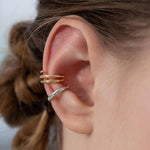 Chic Spiral Ear Cuff - Gold