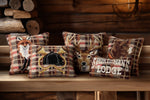 16x16 Hunting Dog Hook Pillow