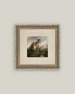 9x9 Live Oaks with Deer Framed Art