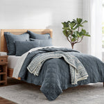Adare Quilted Throw - Blue - 50x60"