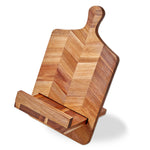 Chevron Wood Cookbook Holder