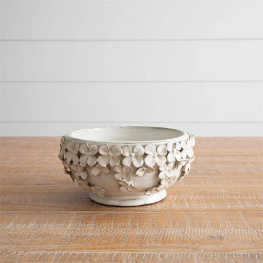 Sculpted Floral Bowl