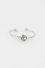 Circle Charm Adjustable Ring