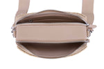 Jeena Two-Tone Straw Crossbody Bag - Natural Black