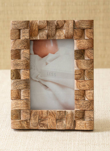 4x6 Wood Block Lattice Frame