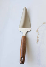 Acacia Wood Handle Server