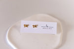 Emma Gold Bow Earrings