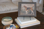 5x7 Fox Hound Framed Art