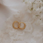 Goldie Dot Hoops