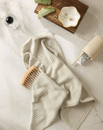 Geometry Truffle Hand Towel - Vanilla