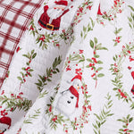 Pine & Plaid Quilted Reversible Throw Blanket