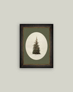 10x12 Oval Matte Tree Framed Art